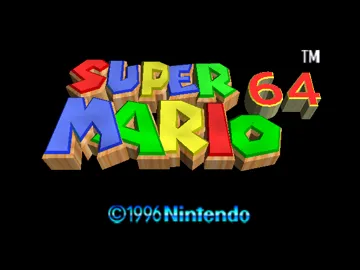 Super Mario 64 (Europe) (En,Fr,De) screen shot title